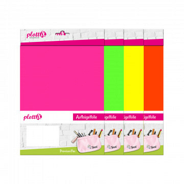 plottiX PremiumFlex Neon 20cm x 30cm - 3er-Pack