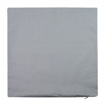 plottiX Kissenbezug aus Baumwolle  - 40 x 40 cm - Hellgrau