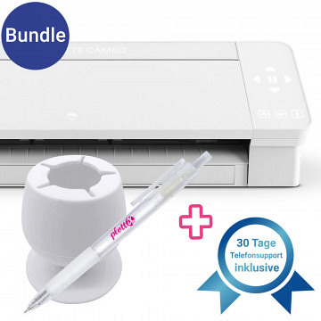 SILHOUETTE CAMEO 4 - White - With Weeding Pen and Foil Collector
