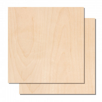 xTool Birch Plywood - 12"x12"x1/8" (30 pcs)