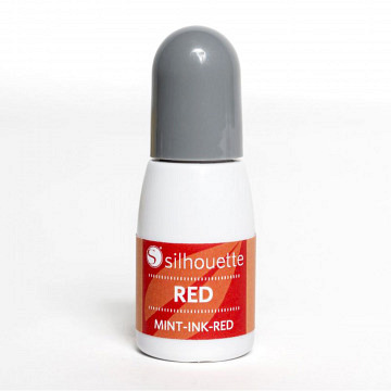 Silhouette Mint Ink red