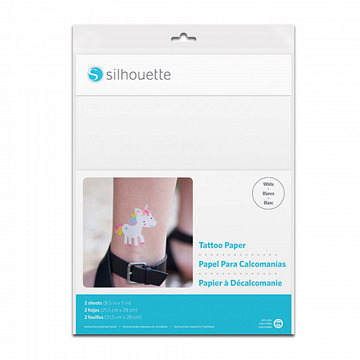 SIL Temporary Tattoo Paper white
