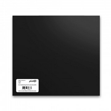 plottiX Blackboard - 30cm x 30cm - lose - Schwarz