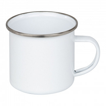 plottiX - 12oz enamel mug white
