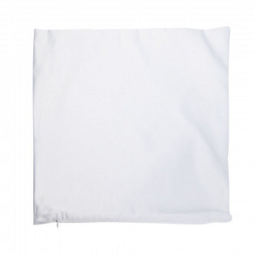 plottiX - Polyester Kissenbezug 40 x 40 cm - Weiß