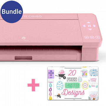 SILHOUETTE CAMEO 4 - Pink - With 20 Easter Designs for the Silhouette Design Store 