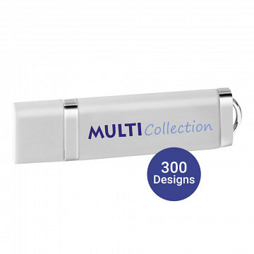 USB-Multi Collection für Brother ScanNCut (300 Designs)