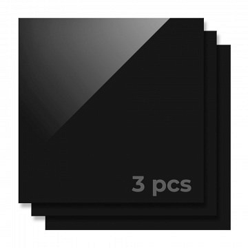 xTool 3MM Black acrylic 30*30cm 3pcs