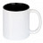 plottiX - 11oz Mug with colored core Black
