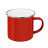 plottix - enamel mug for sublimation Red