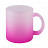 plottiX - 11oz glass mug frosted with color gradient Purple