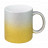 plottiX - 11oz glitter mug with color gradient Gold