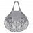 plottiX Mini Mesh shopping bag 34 x 12cm Grey