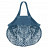 plottiX Mini Mesh shopping bag 34 x 12cm Dark blue