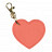plottiX Boutique Heart Key Clip - 7 x 6 cm Coral