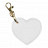 plottiX Boutique Heart Key Clip - 7 x 6 cm Soft White