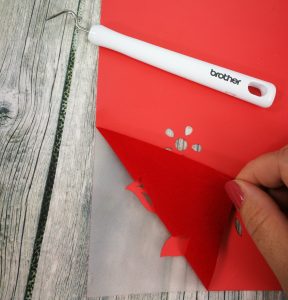 ScanNCut DX - Entgittern der Flockfolie