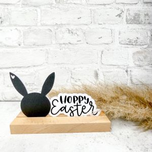 Hoppy Easter Freebie Aufsteller Holz