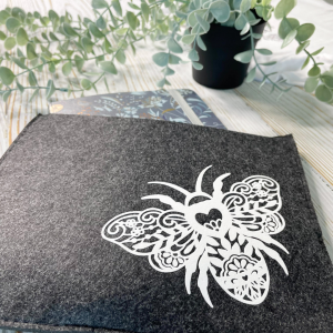 Filztasche mit Plotterdesign