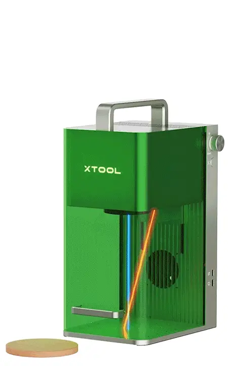 Mit dem xTool F1 Laser können Sie nicht nur die Höhe des Laserkopfes automatisch/manuell einstellen lassen.