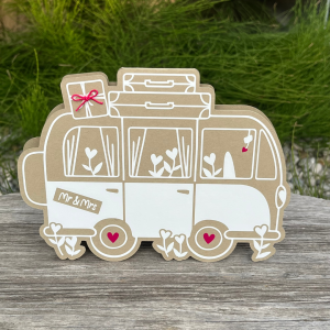 Kartenidee Van mit Offset 