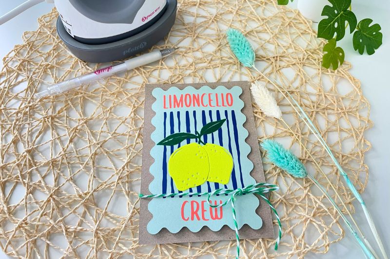 DIY Karte Sommerparty Limoncello 