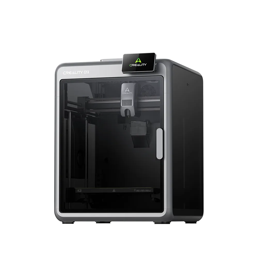 Der 3D Drucker K2 von Creality kann Modelle mit bis zu 26 x 26 x 26 cm drucken.