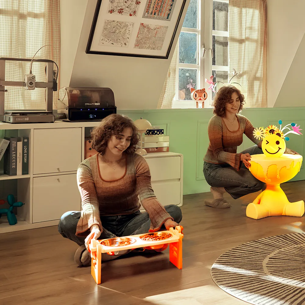 Das geht mir dem HI 3D Drucker und dem CFS System von Creality.
