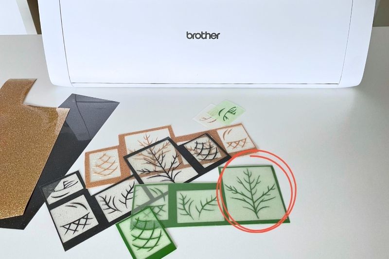 Entgitterrahmen auf Herbstdesign setzen