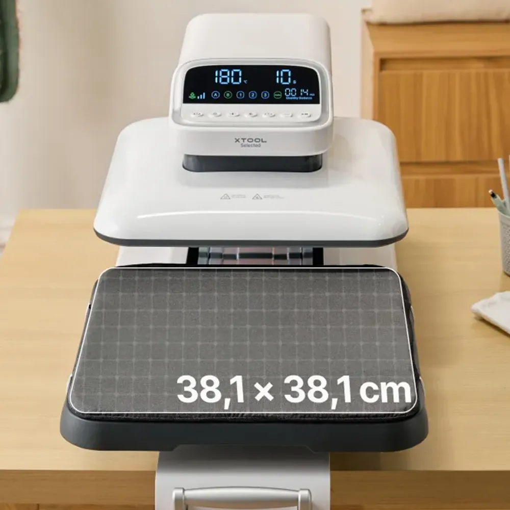 Auch große Designs lassen sich mit der xTool HP2 einfach übertragen