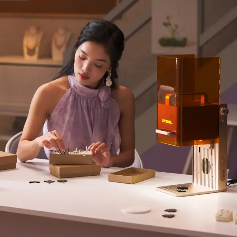 Mit dem Infrarotlaser lassen sich einfach unterschiedliche Metalle gravieren