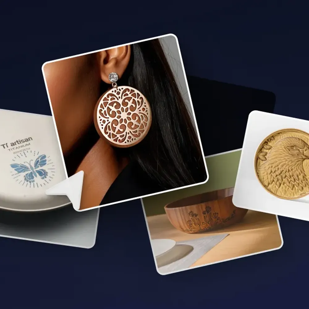 In der Design Bibliothek von xTool Studio finden Sie über 10.000 Vorlagen.