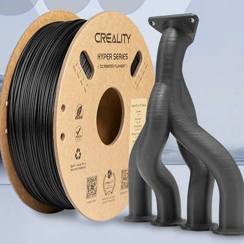 Robuster als PLA. Mit dem PLA-CF Filament können Sie Widerstandsfähigere Objekte drucken als herkömmliches PLA.