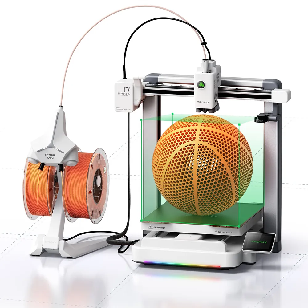 Mit dem Creality SPARKX i7 können Sie bis zu 260 × 260 × 255 mm große Modelle drucken.