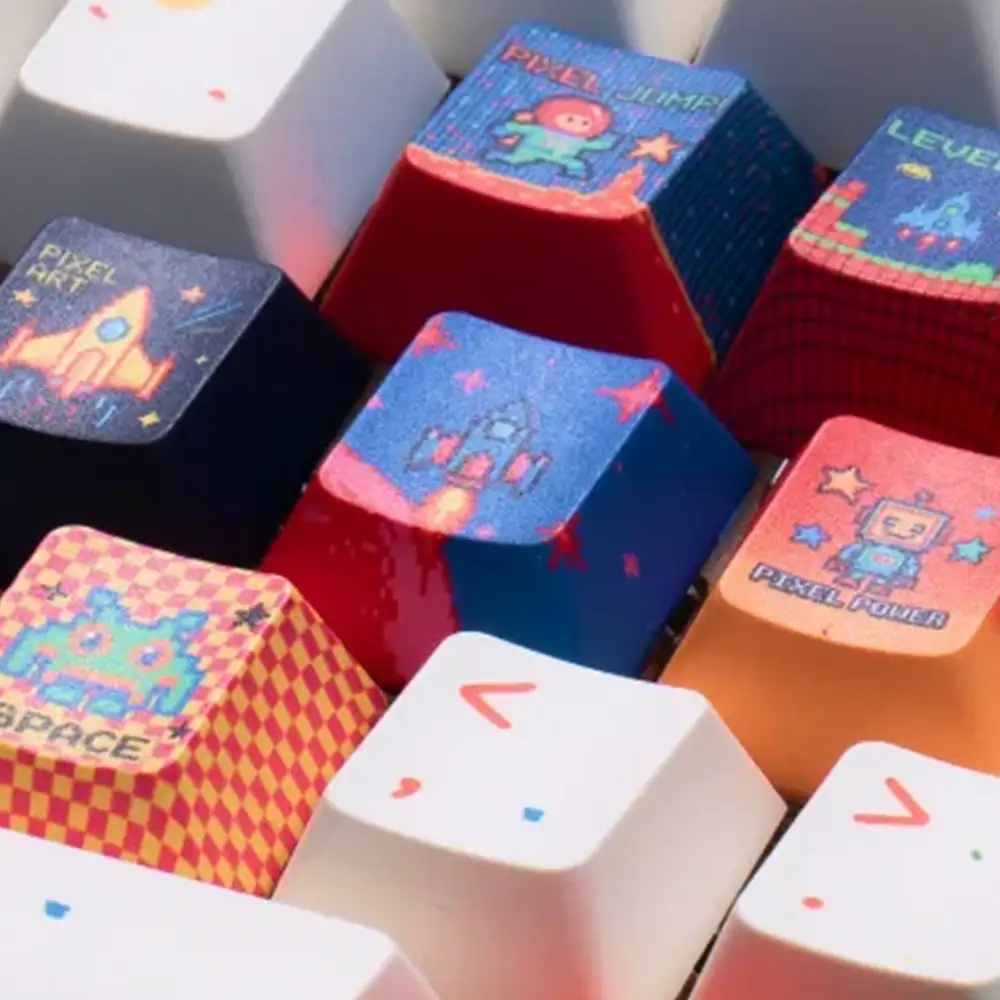 Mit der 3D Sublimations Funktion können Sie ohne Probleme auch Keycaps und ähnliches sublimieren.