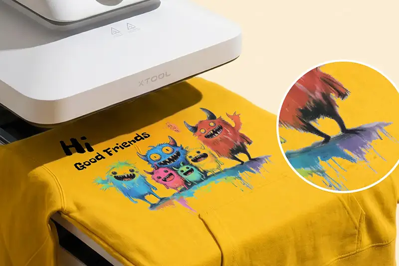 Mit dem Standard Modul können Sie beispielsweise DTF, Sublimation und Aufbügelfolien auf Textilien pressen