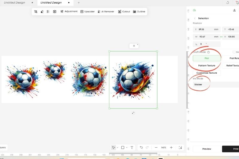 eufy Make Studio Einstellungen