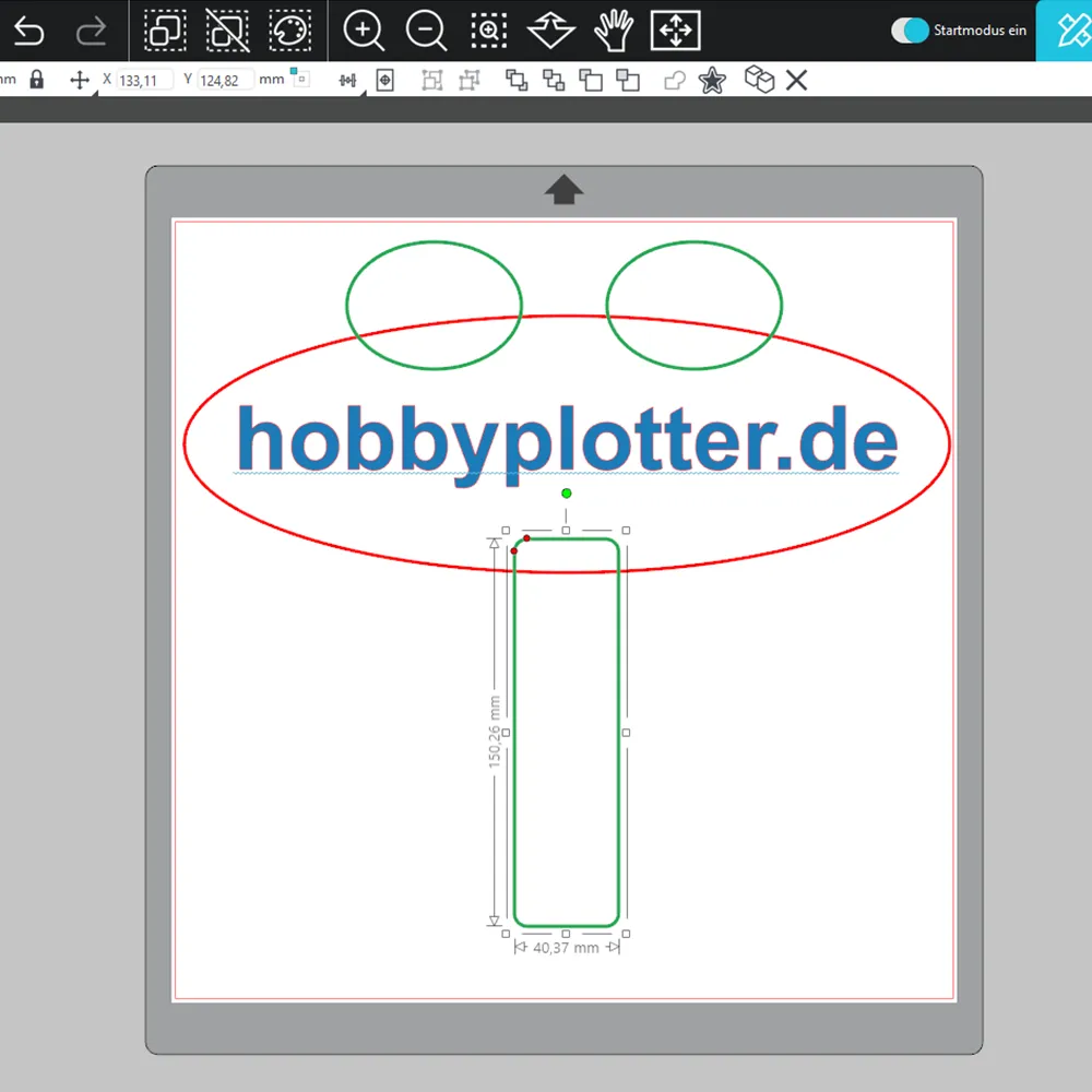 In der Silhouette Studio Software haben Sie zugriff auf unterschiedlichen Formen, mit denen Sie Ihre Designs erstellen können.