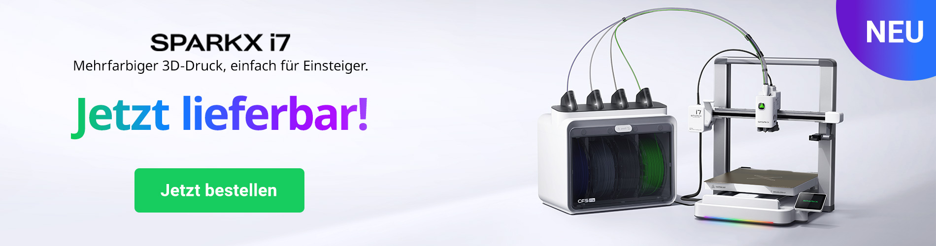 Kaufen Sie jetzt den SPARKX i7 3D Drucker bei hobbyplotter.de