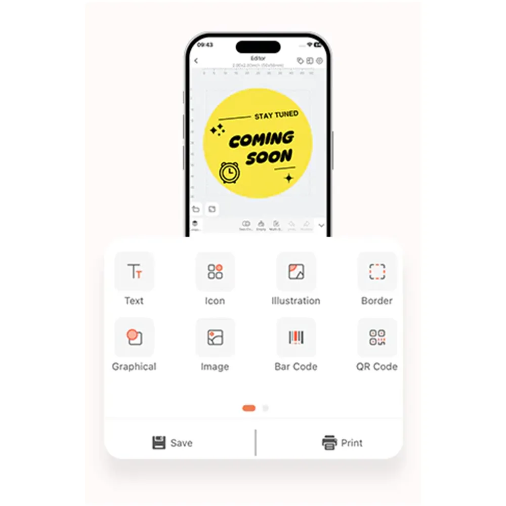 Geht ganz einfach mit der Munbyn App – Dort haben Sie Zugriff auf verschiedene Werkzeuge zum gestalten und bearbeiten.
