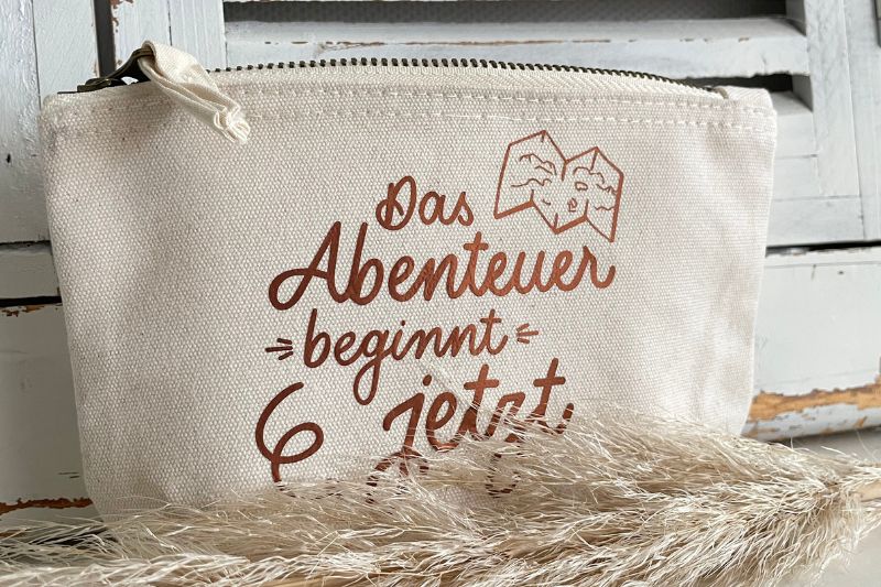 Tasche mit Plotterdesign