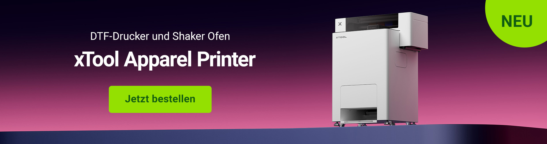 xTool DTF Drucker bestellen aus Deutschland