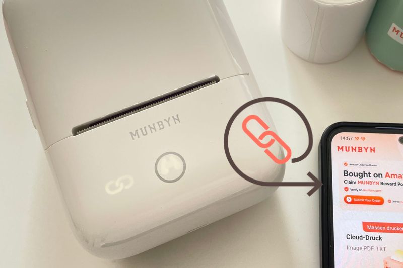 Munbyn App mit Mobiltelefon verbinden