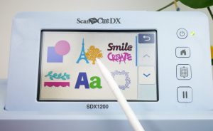 ScanNCut DX Muster auswählen, zweite Ebene