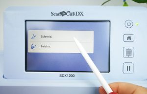 ScanNCut DX - Schneiden auswählen