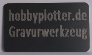 Ein Beispiel wie man mit der Silhouette CAMEO gravieren kann