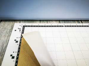 Kunstleder mit Folie für Stoffapplikationen