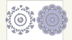 Doily vorbereiten
