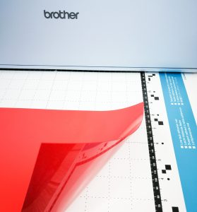 ScanNCut DX - Material auf Matte platzieren