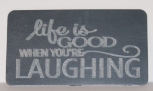 Gravur mit Silhouette CAMEO auf Metall